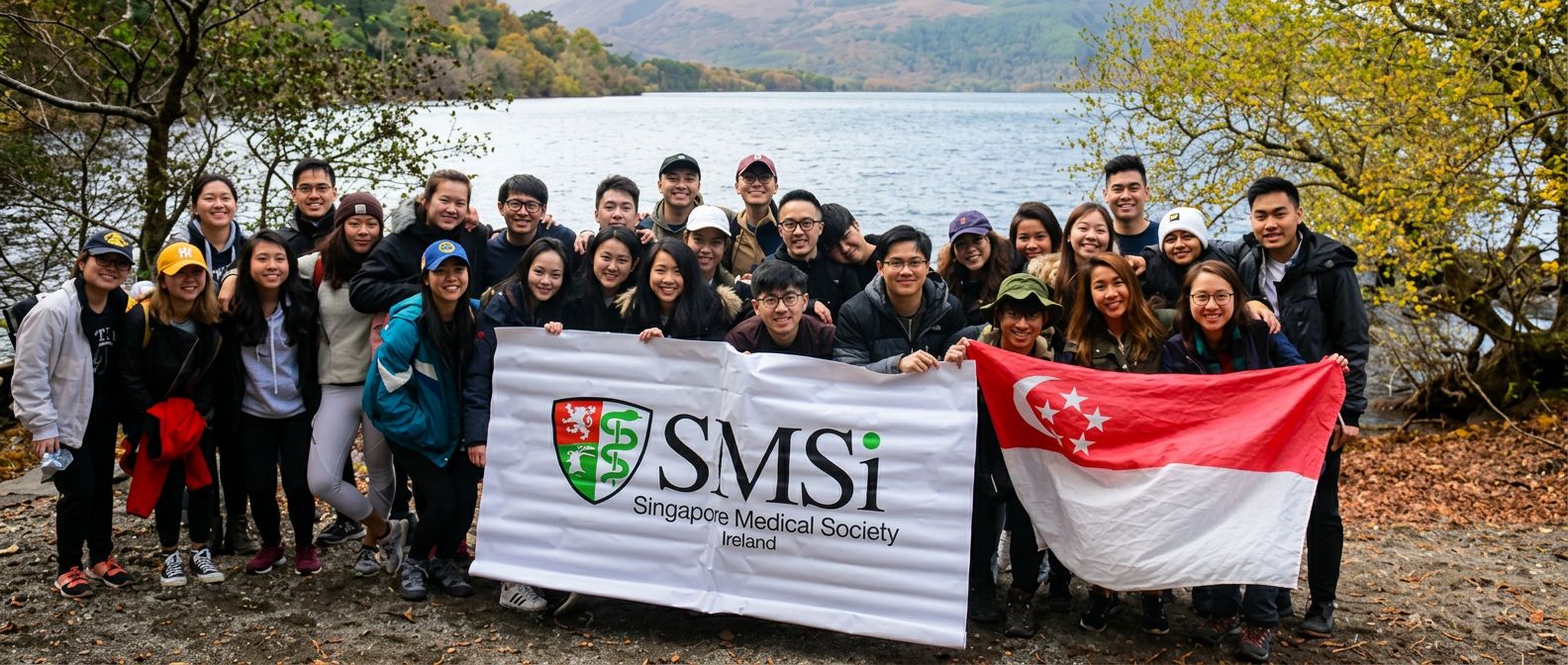 SMSI group by an Irish lake